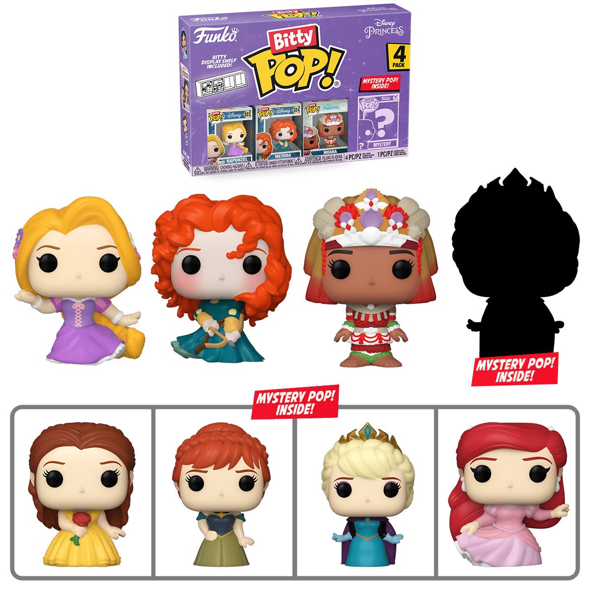 Muñecos pop disney princesas online