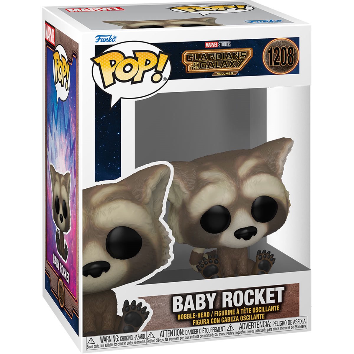 Guardianes de la Galaxia Volumen 3 Baby Rocket Funko Pop