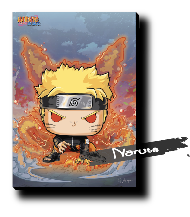 Naruto Forma Tails Funko Cuadro