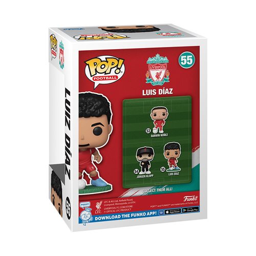 Football LFC Luis Diaz Funko Pop  Pre-venta Aficionada – FunkoSpace