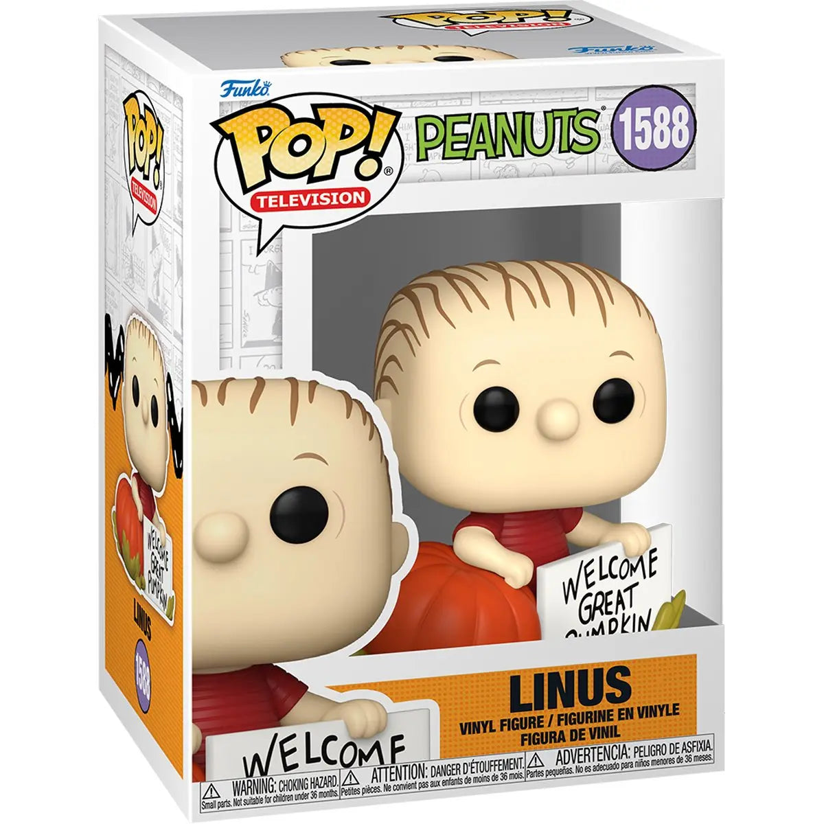 Peanuts Charlie Brown (Es la Gran Calabaza Charlie Brown) Funko Pop