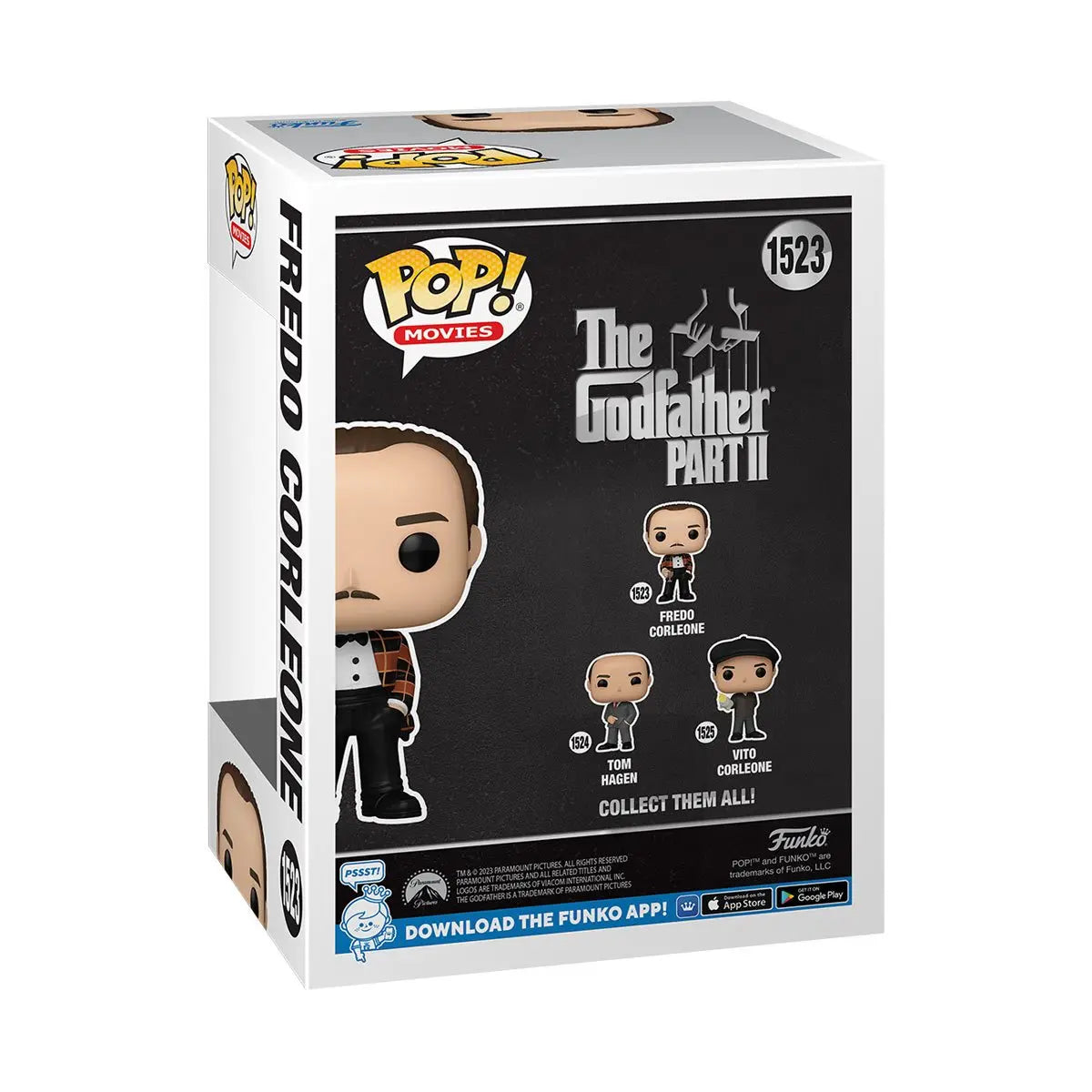 POP Film: Il Padrino Parte II - Figura in vinile Funko Tom Hagen (Bundled con custodia protettiva compatibile), multicolore, 9,5 cm