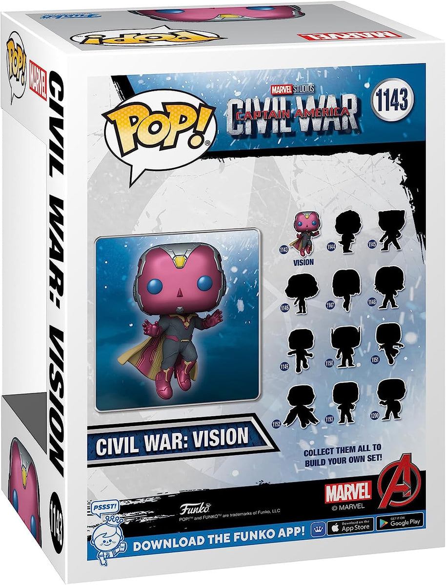 Captain America Vision Amazon Exclusive Funko Pop FunkoSpace