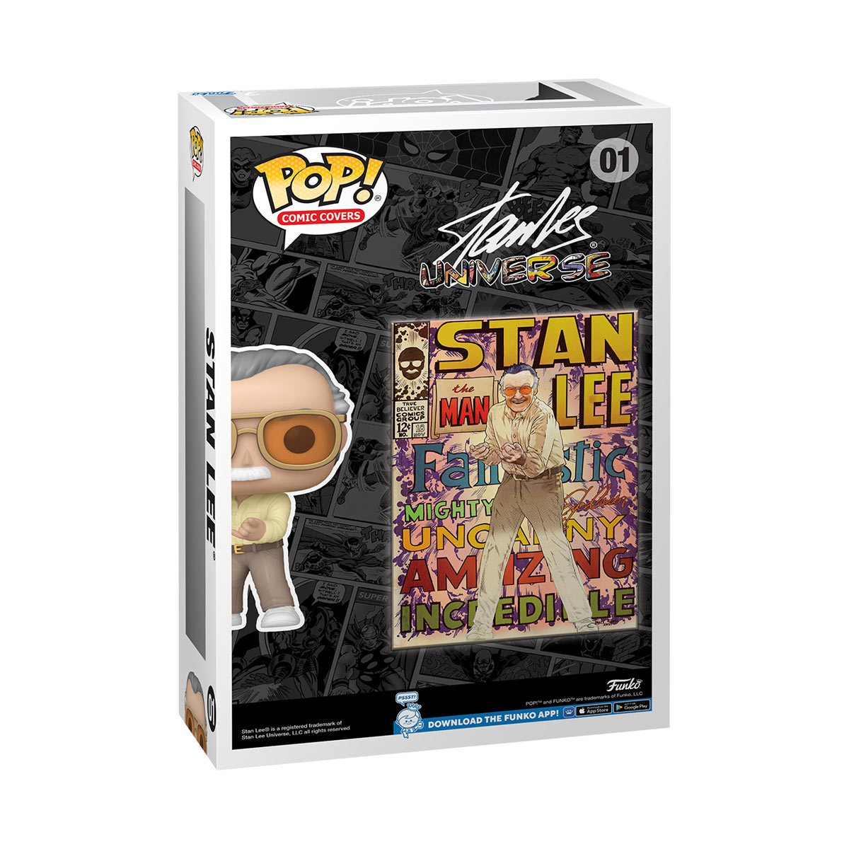 Stan Lee - Stan Lee Pop! Comic Covers with Case main image 1