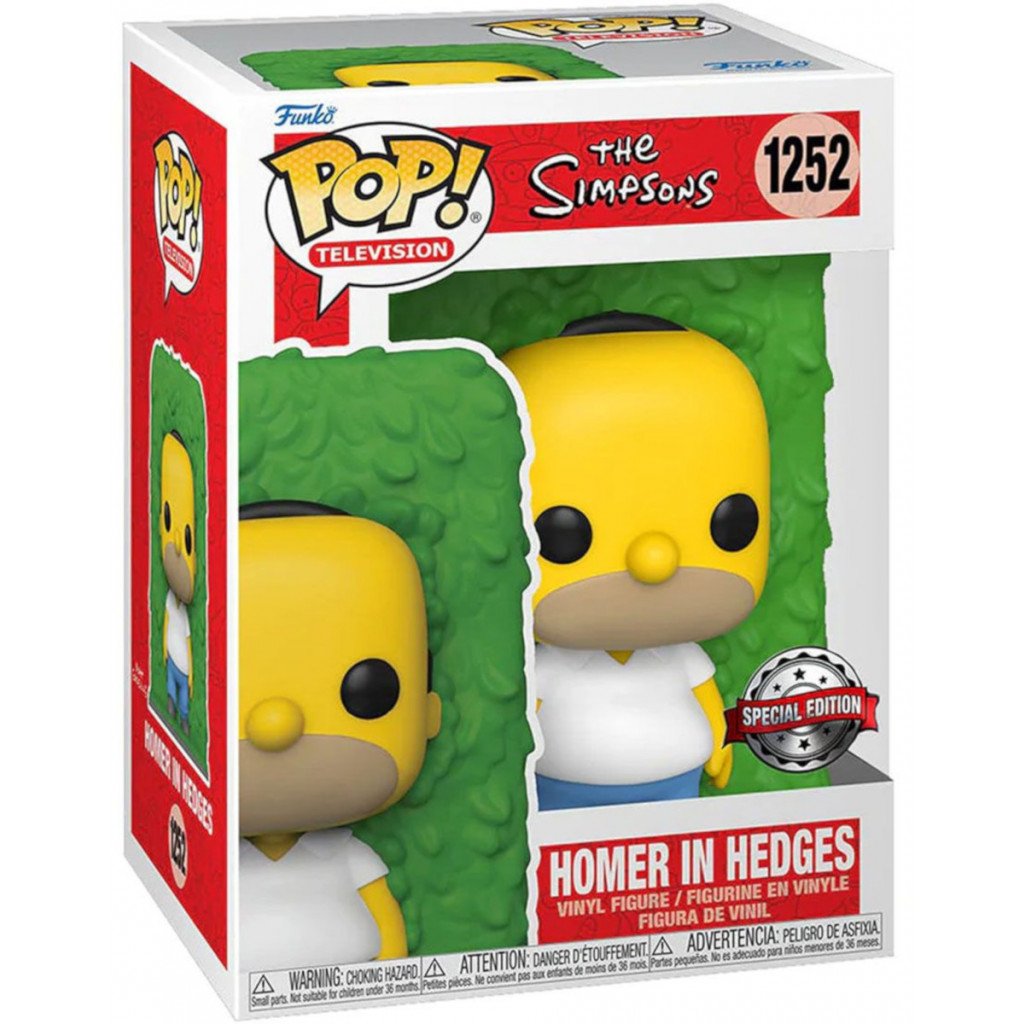 The Simpsons Homero in Hedges Funko Pop Special Edition – FunkoSpace