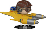 Funko Pop Ride Super Deluxe Star Wars Hyperspace Heroes Anakin en Naboo Sarfighter con R2-D2 Exclusivo Amazon