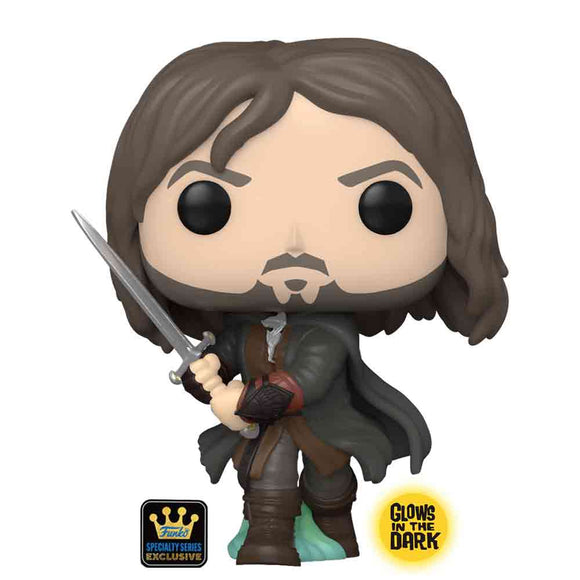 El Señor de los Anillos: Aragorn con Arma Specialty Series Funko Pop