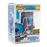 Lilo & Stitch Stitch with Ukulele Diamond Glitter Funko Pop box