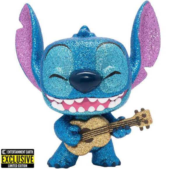 Lilo & Stitch Stitch with Ukulele Diamond Glitter Funko Pop