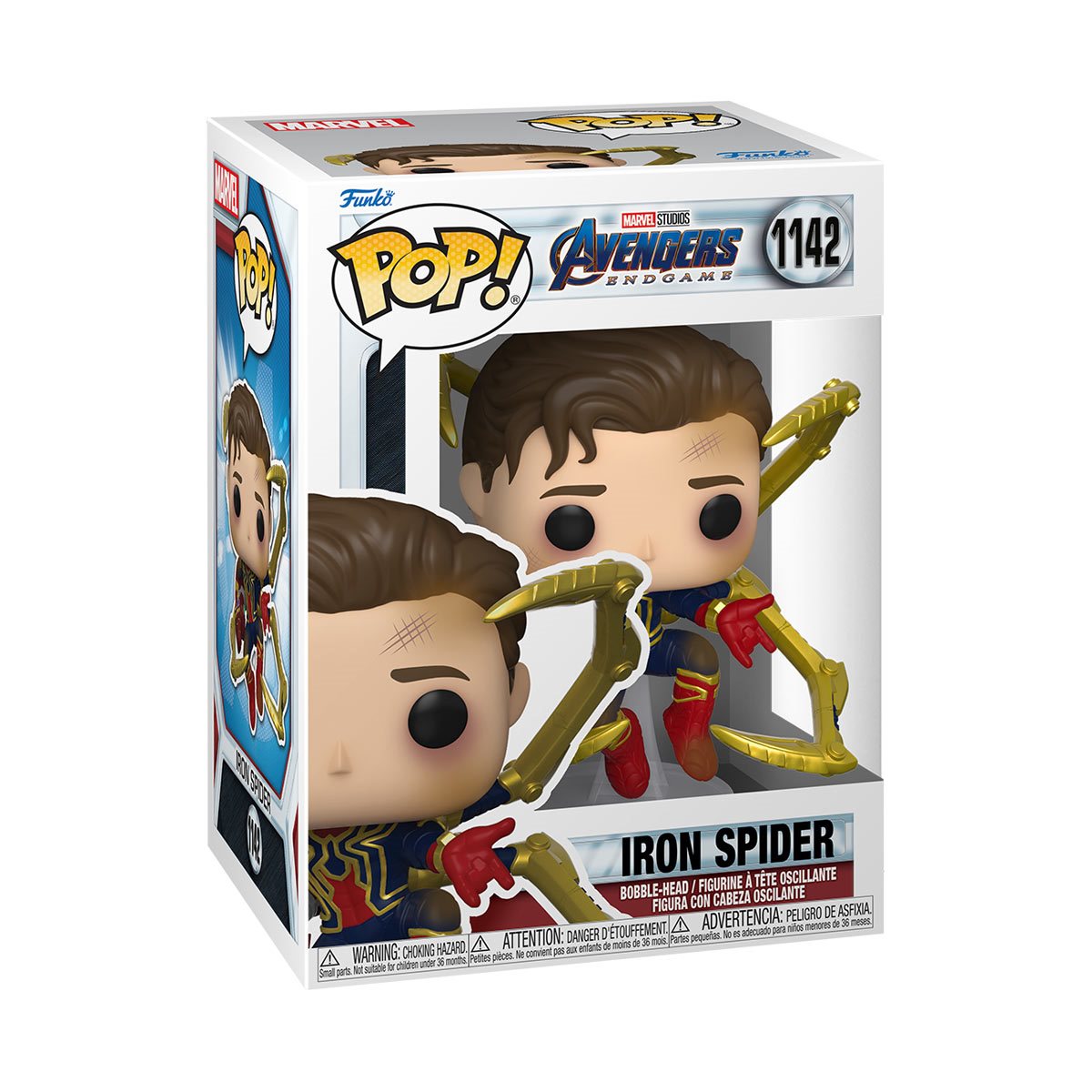 Funko Pop Spiderman Avengers Endgame Unmasked Iron Spider – FunkoSpace