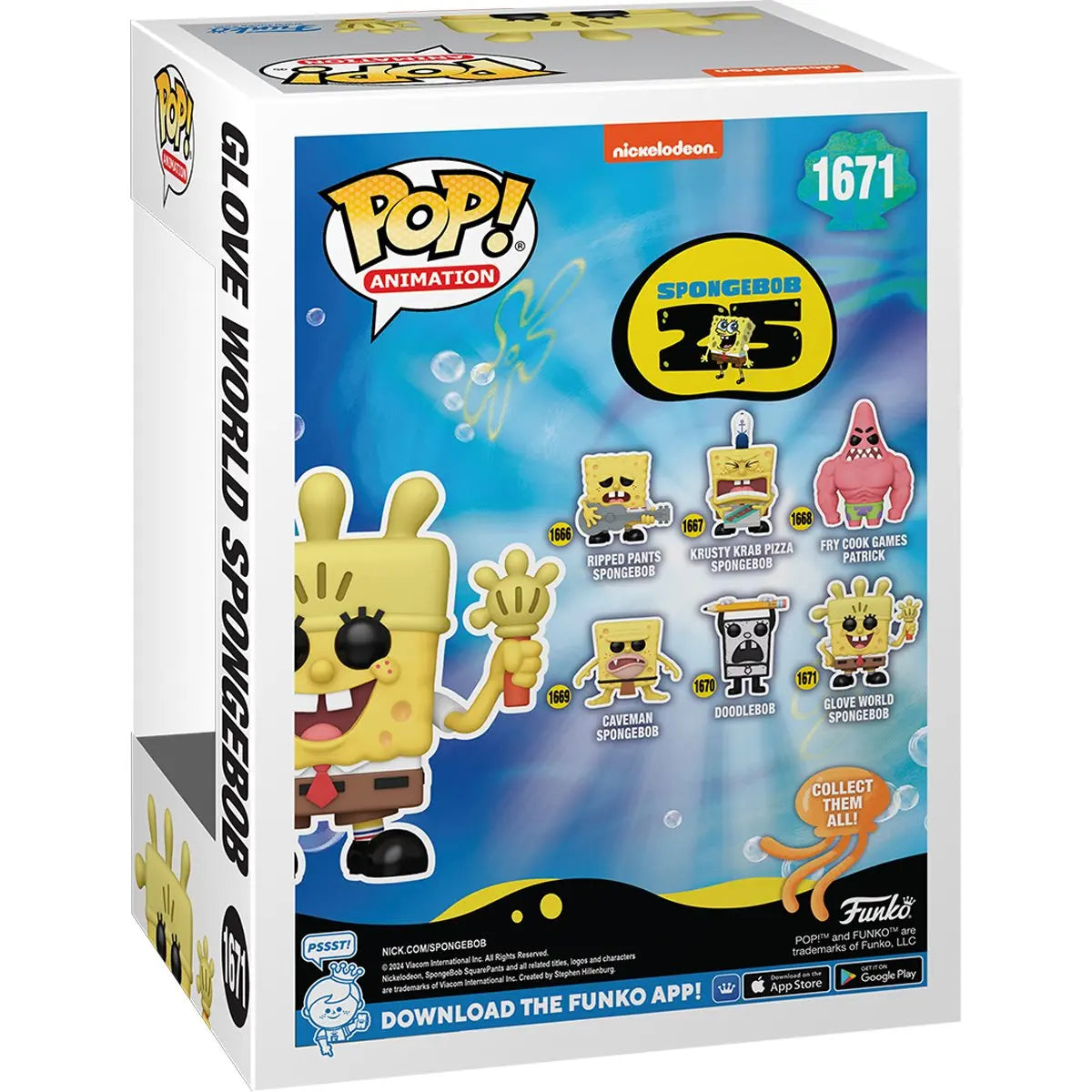 Bob Esponja: Mundo Guante 25 aniversario Funko Pop! – FunkoSpace