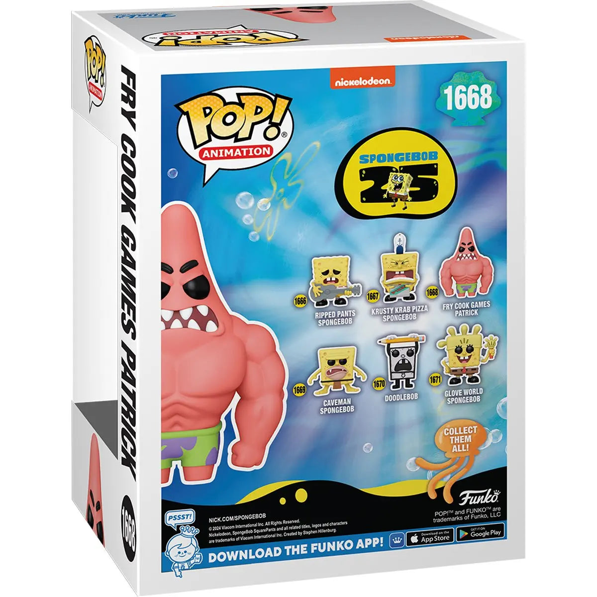 Funko Pop Bob Esponja Patricio Estrella Juego de Cocineros 25 anivers FunkoSpace