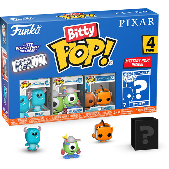 Funko Bitty Pop Monsters Inc. Sully Mike Nemo 4-Pack