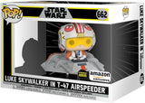 Funko Pop Ride Super Deluxe Star Wars Hyperspace Heroes Luke Skywalker en T-47 Airspeeder Exclusivo Amazon