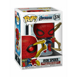 Avengers Spiderman Iron Spider Man with Nano Gauntlet Funko Pop Marvel box