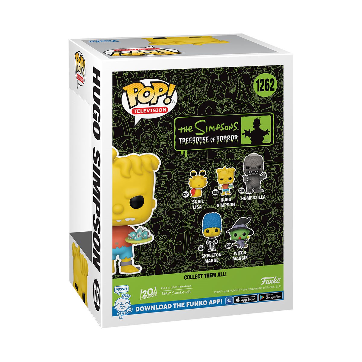 The Simpsons Treehouse of Horror Hugo Bart Simpson Funko Pop – FunkoSpace