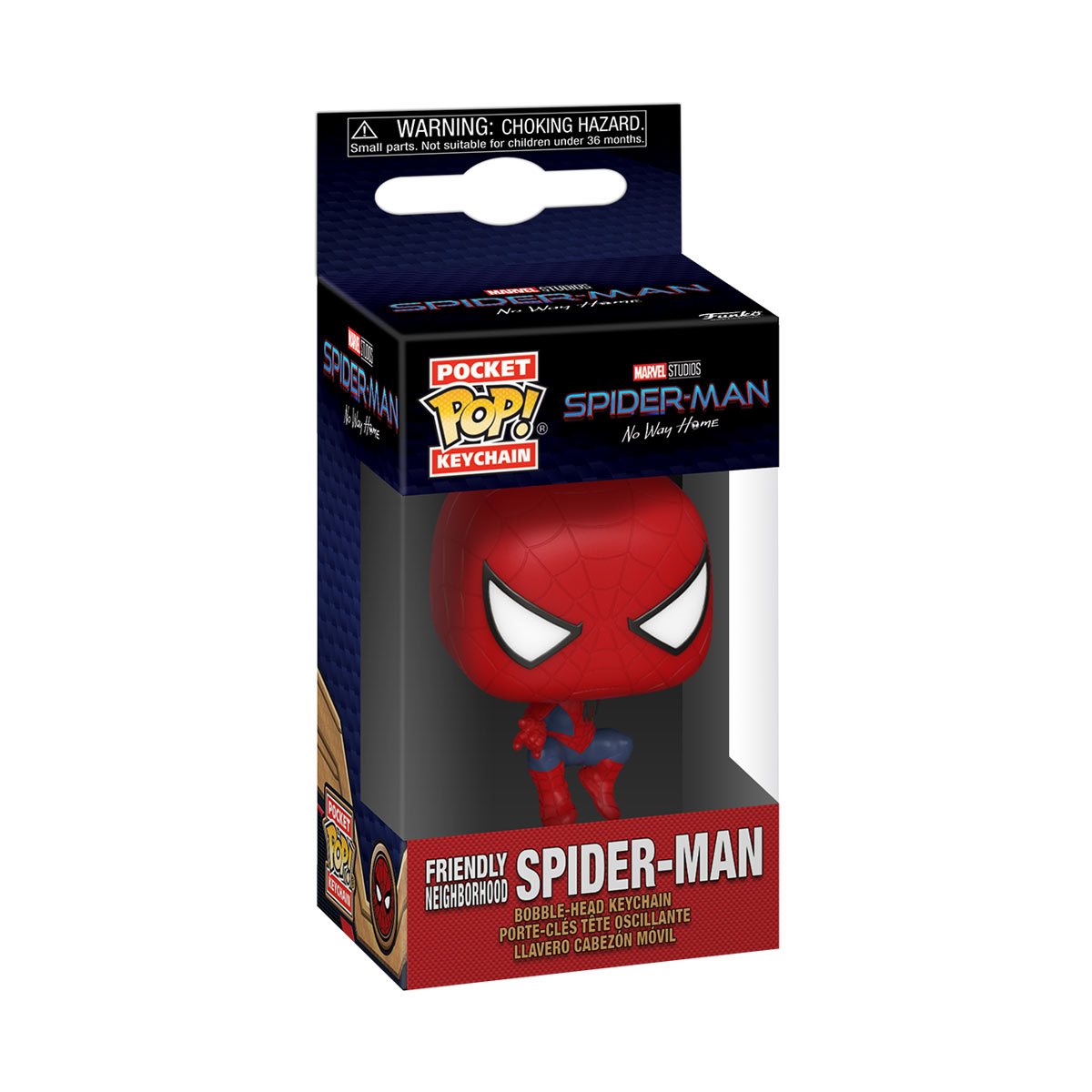 Spiderman: Tobey Maguire Saltando Llavero Funko Pop Marvel