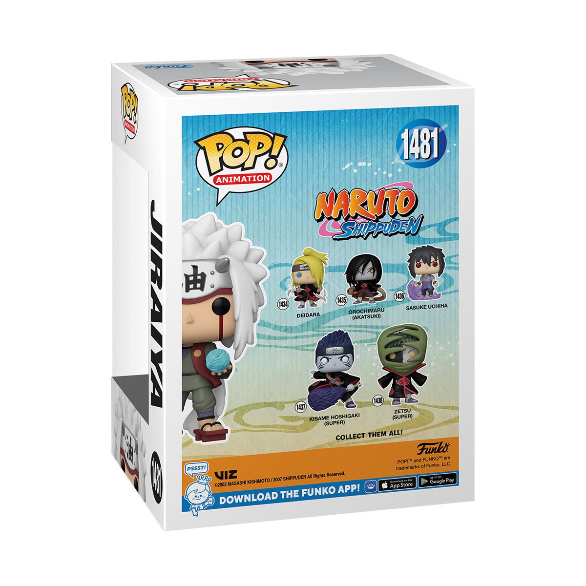 Naruto: Shippuden Jiraiya with Rasengan GITD EE Exclusive Funko Pop ...