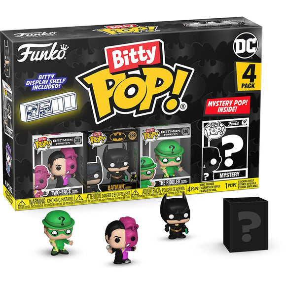 Batman 85.º aniversario: Dos Caras Funko Bitty Pop! Mini-Figure 4-Pack