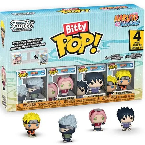 Naruto: Shippuden equipo 7 Funko Bitty Pop! Mini-Figure 4-Pack