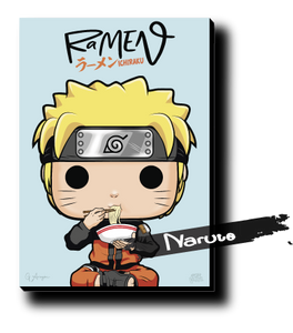 Naruto comiendo Fideos Funko Cuadro