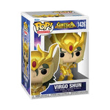 Caballeros del Zodiaco Virgo Gold Shun Funko Pop en caja