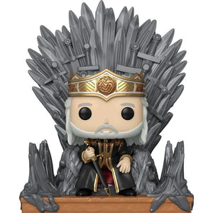 House of the Dragon Viserys Targaryen on Throne Deluxe Funko Pop