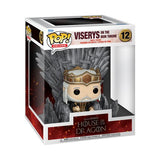 House of the Dragon Viserys Targaryen on Throne Deluxe Funko Pop en caja