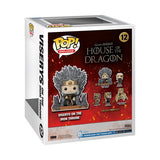 House of the Dragon Viserys Targaryen on Throne Deluxe Funko Pop wave