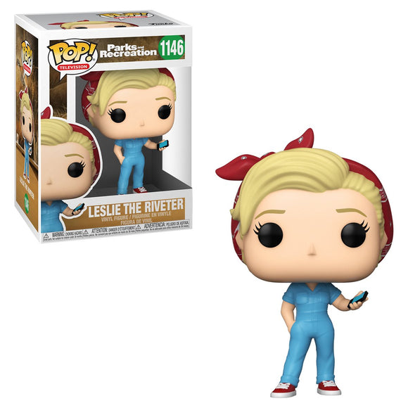 Parks and Recreation Leslie the Riveter Funko Pop
