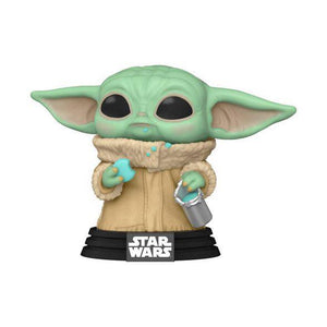 Star Wars: The Mandalorian The Child - Baby Yoda - Grogu with Cookie Funko Pop