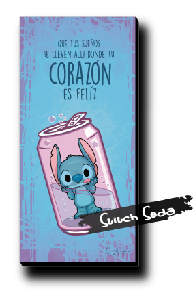 Lilo y Stitch - Stitch Soda Funko Mini Cuadro