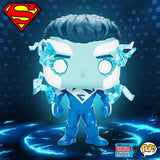 Superman Blue Pop! Vinyl Figure - 2021 Convention Exclusive Funko Pop en caja