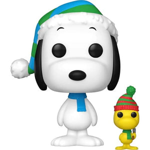 Funko Pop Peanuts Christmas Snoopy con Woodstock