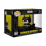 Batman 85.º aniversario Batman en Batimóvil Deluxe Funko Pop en caja