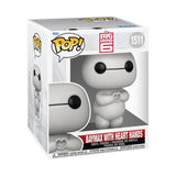 Big Hero 6 Baymax con manos en forma de corazón Deluxe Funko Pop