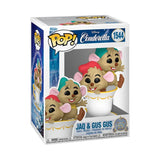 Cenicienta 75º aniversario Jaq y Gus Gus en la taza de té Funko Pop 2