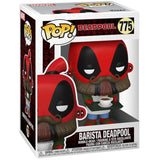 Deadpool 30th Anniversary Coffee Barista Funko Pop Marvel en caja
