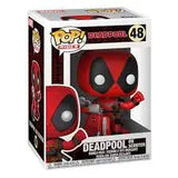 Deadpool and Scooter Pop! Vinyl Vehicle Funko Pop Marvel en caja