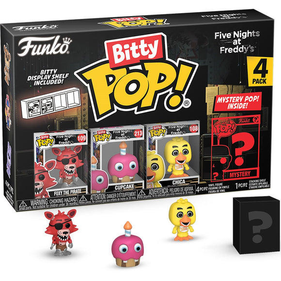 Five Nights at Freddy's Foxy the Pirate Funko Bitty Pop! Mini-Figure 4-Pack