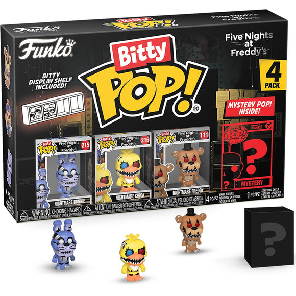 Five Nights at Freddy's Nightmare Bonnie Funko Bitty Pop! Mini-Figure 4-Pack 