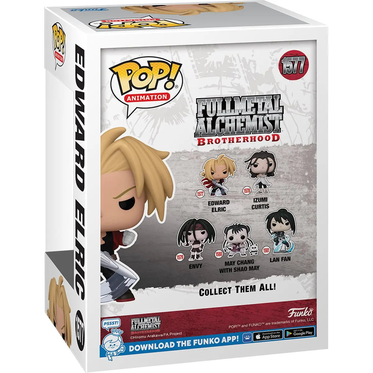 Fullmetal Alchemist: Brotherhood Edward Elric with Blade Funko Pop ...