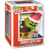 ¡Cómo el Grinch robó la Navidad! : Grinch con bolsa Deluxe Funko Pop