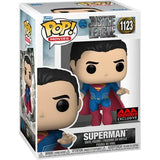 La Liga de la Justicia: Superman AAA Exclusive Funko Pop en caja