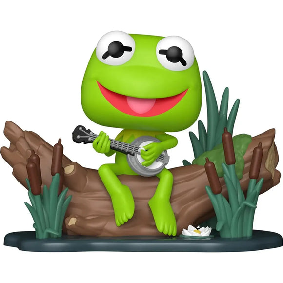 Los Muppets René (Kermit) con banjo Deluxe Funko Pop