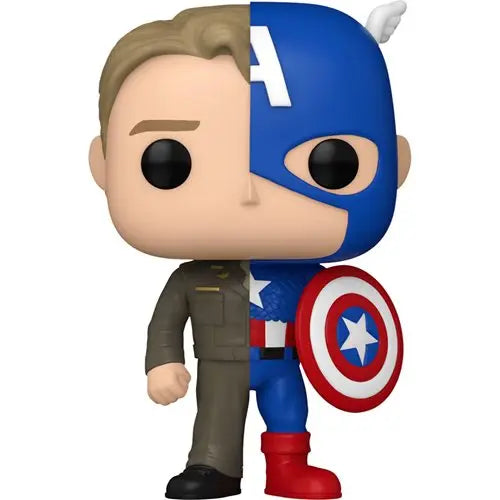 Marvel Comics Split : Steve Rogers/Capitan America Funko Pop