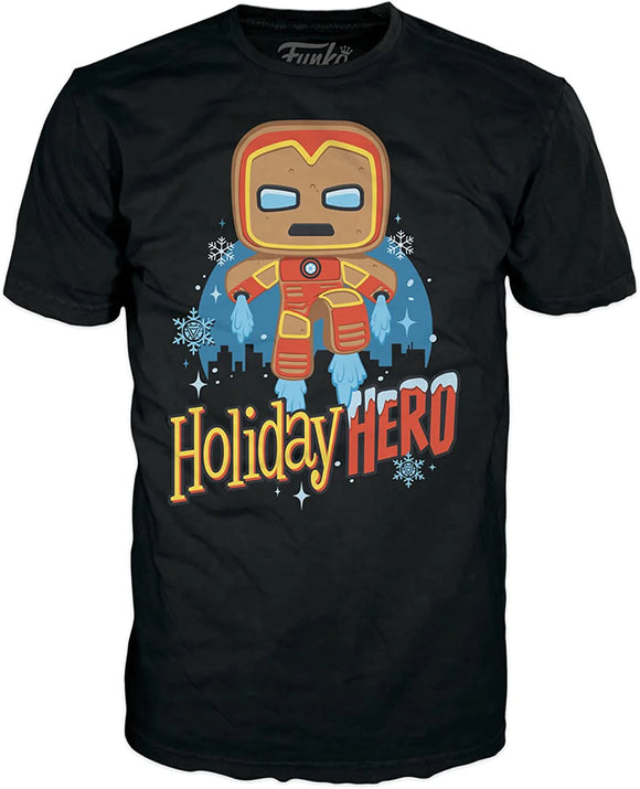 Marvel Holiday - Gingerbread Iron Man (Polo Talla M)