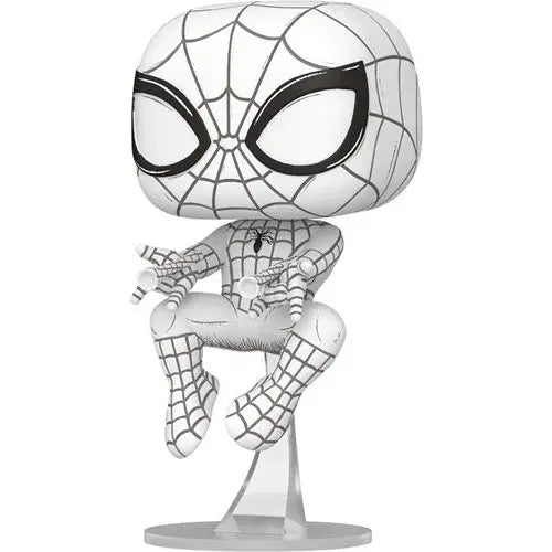Marvel Sketched Spider-Man Funko Pop