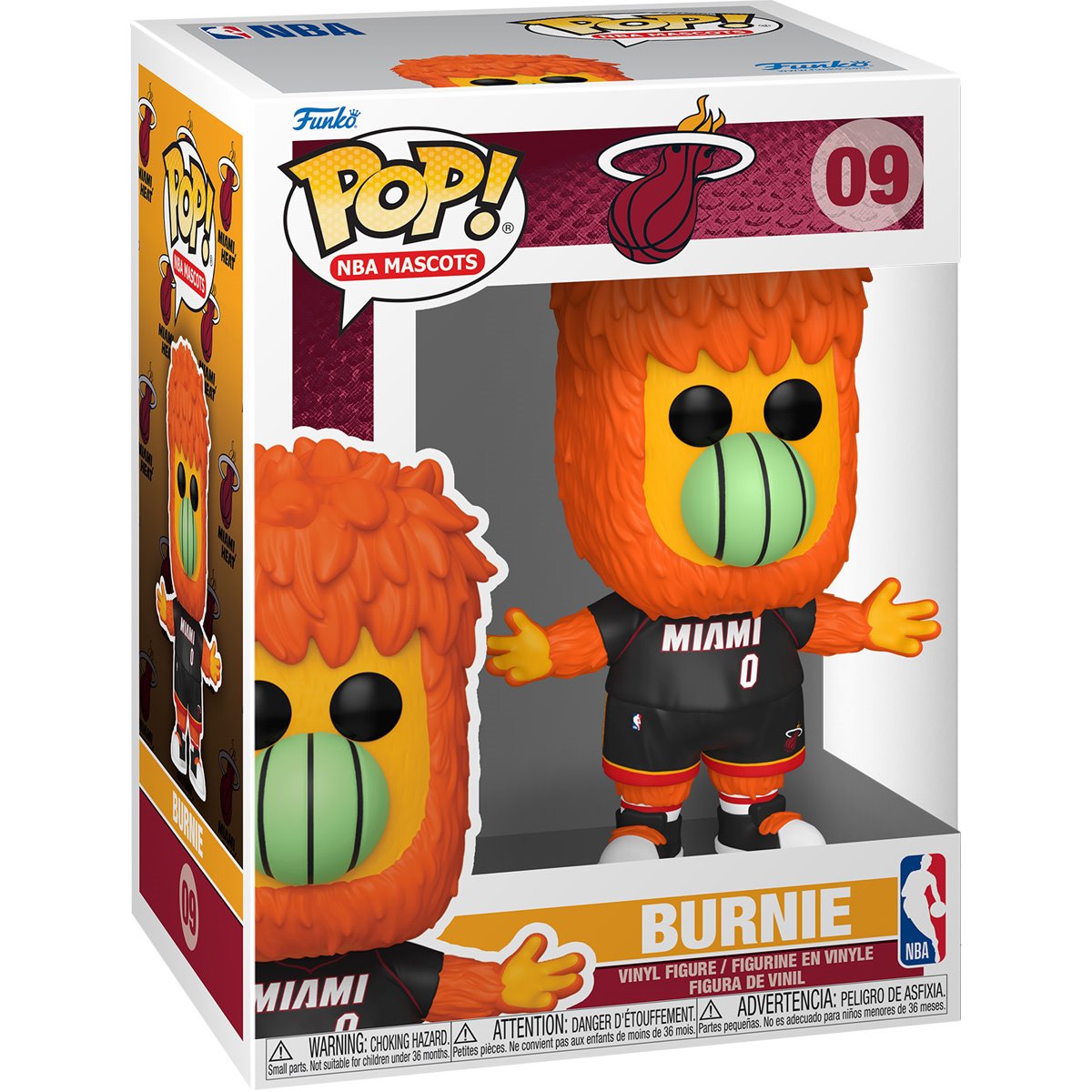 Funko Pop NBA Mascota de Miami Heat Burnie – FunkoSpace