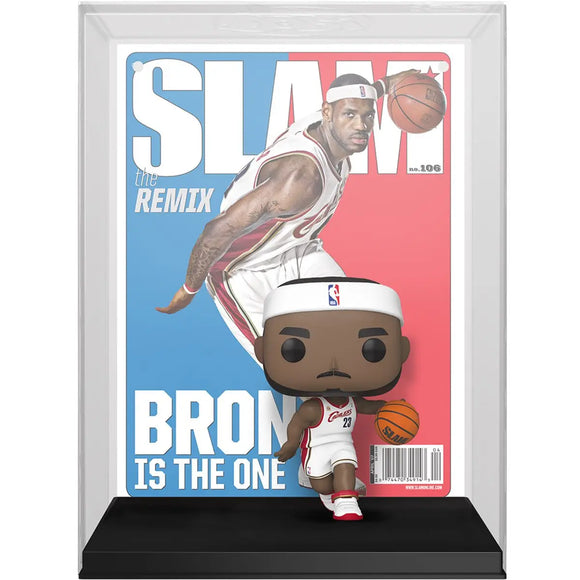 NBA SLAM LeBron James Cover  with Case Funko Pop